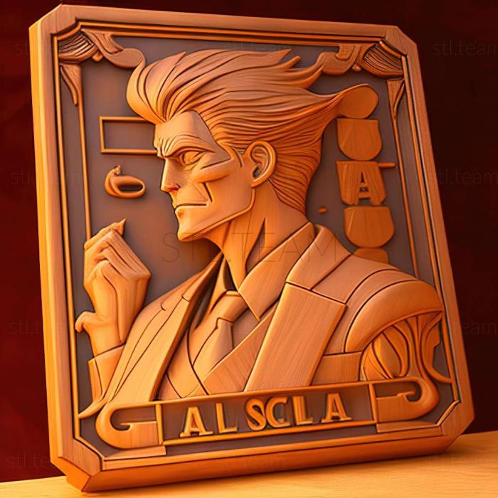3D model Phoenix Wright Ace Attorney  Justice for All game (STL)